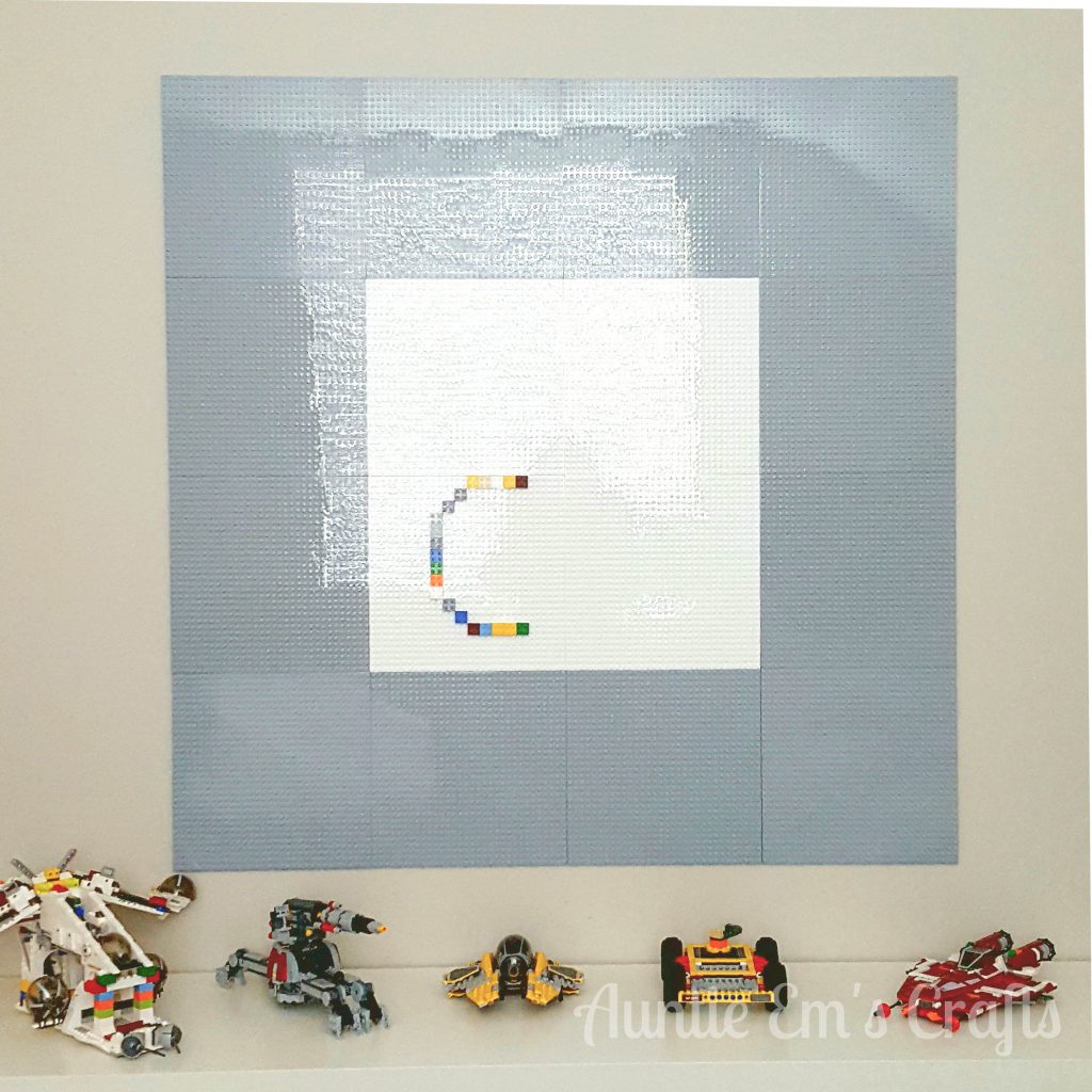 DIY Lego Wall | Auntie Em's Crafts